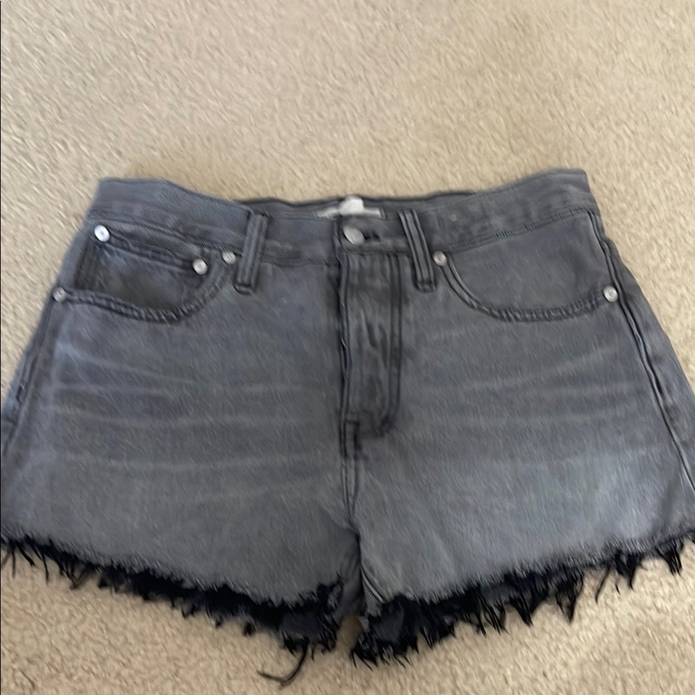 Madewell Women's Gray Denim Shorts